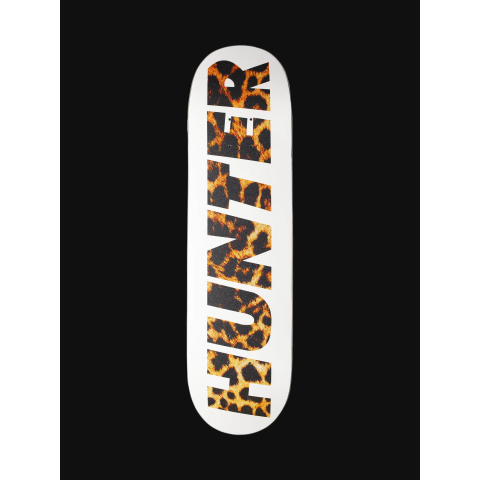 Дека для скейтборда Hunter Leopard White 8.0